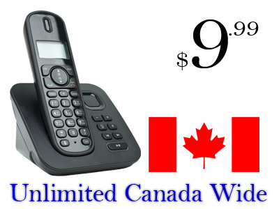 Unlimited local & and long distance calling to anywhere within Canada.