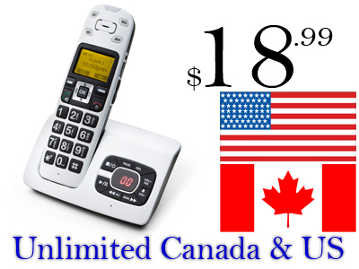 Unlimited calling in Canada and the US.